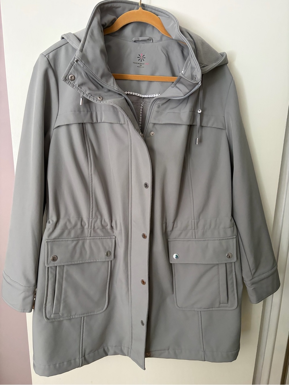 Isaac Mizrahi Live! Soft shell anorak jacket